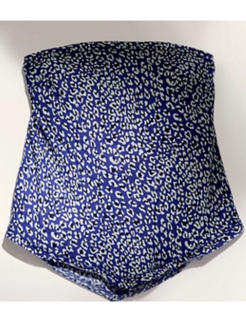 Free People Take You Anywhere Tube Top Blue Smocked Strapless S